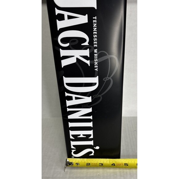 Jack Daniels EMPTY Tin/ Metal Box Tennessee Old No 7 Barware Decor Black/ White - Picture 11 of 11